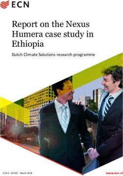 Report on the Nexus Humera case study in Ethiopia - Dutch Climate Solutions research programme - Deltares