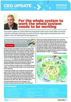 CEO UpdatE - Canterbury District Health ...