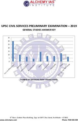 UPSC CIVIL SERVICES PRELIMINARY EXAMINATION 2019 - GENERAL STUDIES ANSWER KEY - Alchemy IAS