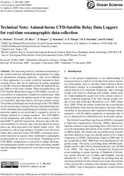 Technical Note: Animal-borne CTD-Satellite Relay Data Loggers for real-time oceanographic data collection
