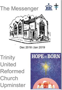 The Messenger - Trinity United Reformed Church Upminster Dec 2018 /Jan 2019
