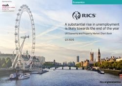 A substantial rise in unemployment is likely towards the end of the year - UK Economy and Property Market Chart Book Q3 2020 - RICS