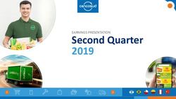 Second Quarter 2019 EARNINGS PRESENTATION