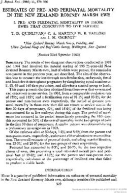 ESTIMATES OF PRE- AND PERINATAL MORTALITY IN THE NEW ZEALAND ROMNEY MARSH EWE