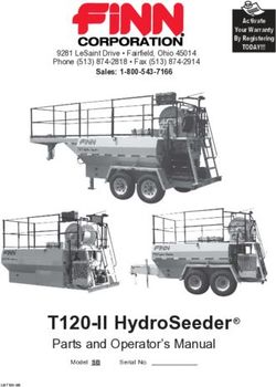 T120-II HydroSeeder Parts And Operator's Manual - TODAY - Finn Corporation