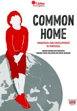 COMMON HOME MIGRATION AND DEVELOPMENT IN PORTUGAL - HOME - Caritas Europa