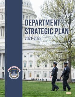 Department Strategic Plan 2021-2025 - United States Capitol Police