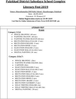 Palakkad District Sahodaya School Complex Literary Fest 2019 - Palakkad Sahodaya