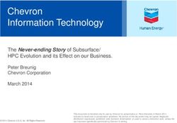 Chevron Information Technology - The Never-ending Story of Subsurface/ HPC Evolution and its Effect on our Business.