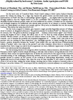 "Highly valued by both sexes": Activists, Anthr/apologists and FGM