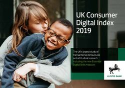 UK Consumer Digital Index 2019 - The UK's largest study of transactional, behavioural and attitudinal research including the new Essential Digital ...