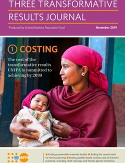 THREE TRANSFORMATIVE RESULTS JOURNAL - Impact40