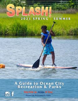 A Guide to Ocean City Recreation & Parks - 2021 SPRING - SUMMER - Town of Ocean City