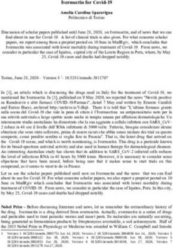 Ivermectin for Covid-19 Amelia Carolina Sparavigna - Zenodo