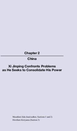 China Xi Jinping Confronts Problems as He Seeks to Consolidate His Power