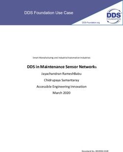 DDS in Maintenance Sensor Networks - Jayachandran RameshBabu Chidrupaya Samantaray Accessible Engineering Innovation March 2020 - DDS Foundation