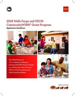 2018 WELLS FARGO AND USCM COMMUNITYWINS GRANT PROGRAM - APPLICATION GUIDELINES - THE WELLS FARGO AND U.S. CONFERENCE OF MAYORS COMMUNITYWINS GRANT ...