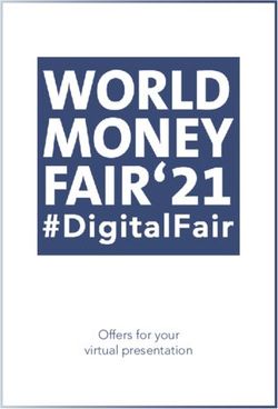 Offers for your virtual presentation - World Money Fair