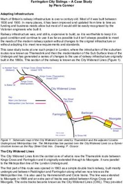 Farringdon City Sidings - A Case Study by Piers Connor - The Railway ...