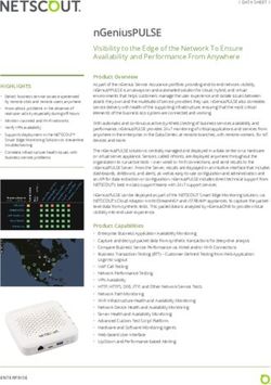NGeniusPULSE Visibility to the Edge of the Network To Ensure Availability and Performance From Anywhere - Netscout
