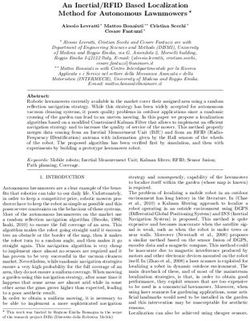 An Inertial/RFID Based Localization Method for Autonomous Lawnmowers ?