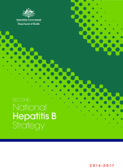 National Hepatitis B Strategy - SECOND