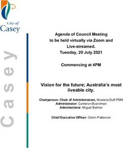 Vision for the future; Australia's most liveable city - City of Casey