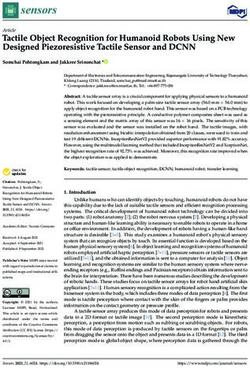 Tactile Object Recognition for Humanoid Robots Using New Designed Piezoresistive Tactile Sensor and DCNN - MDPI