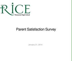 Parent Satisfaction Survey - January 21, 2014