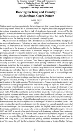 Dancing for King and Country: the Jacobean Court Dancer - The Historical Dance Society