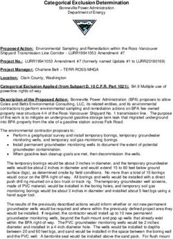 Categorical Exclusion Determination - Categorical Exclusion ...