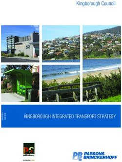 Kingborough Council - KINGBOROUGH INTEGRATED TRANSPORT STRATEGY