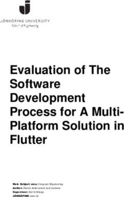 Evaluation of The Software Development Process for A Multi-Platform Solution in Flutter