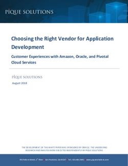 Choosing the Right Vendor for Application Development - Oracle