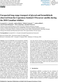 Unexpected long-range transport of glyoxal and formaldehyde observed from the Copernicus Sentinel-5 Precursor satellite during the 2018 Canadian ...