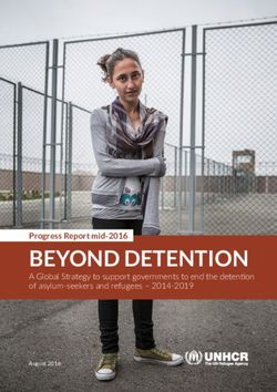 BEYOND DETENTION A Global Strategy to support governments to end the detention of asylum-seekers and refugees 2014-2019 - Refworld
