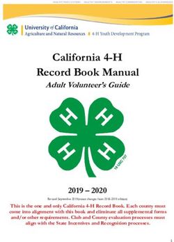 California 4-H Record Book Manual - Adult Volunteer's Guide 2019 - 2020 - California 4 ...