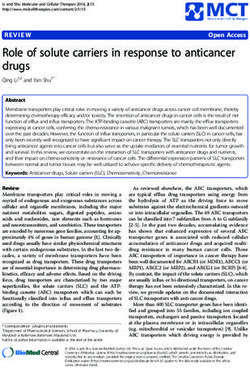 Role of solute carriers in response to anticancer drugs