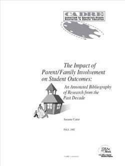 The Impact of Parent / Family Involvement on Student Outcomes: An Annotated Bibliography of Research from the Past Decade