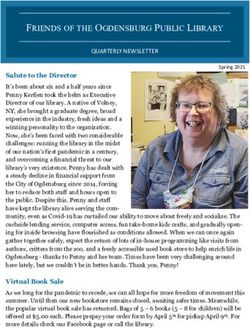 FRIENDS OF THE OGDENSBURG PUBLIC LIBRARY