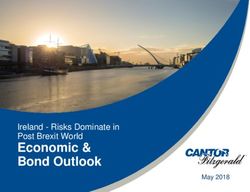 Economic & Bond Outlook - Ireland - Risks Dominate in Post Brexit World - Cantor Fitzgerald Ireland