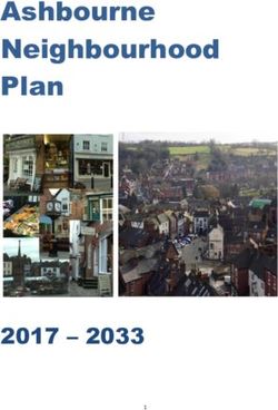 Ashbourne Neighbourhood Plan 2017 - 2033 - Ashbourne Town Council