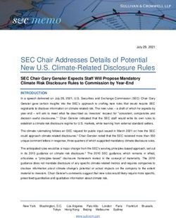 SEC Chair Addresses Details of Potential New U.S. Climate-Related Disclosure Rules