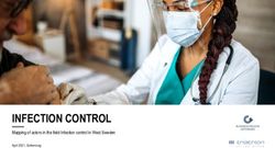 INFECTION CONTROL Mapping of actors in the field Infection control in West Sweden - Invest in ...