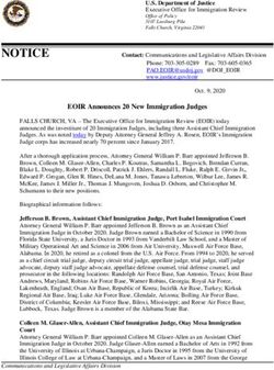 EOIR Announces 20 New Immigration Judges - Department of Justice