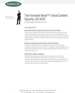 The Forrester Wave: Email Content Security, Q4 2012