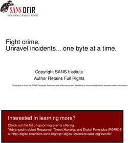 Fight crime. Unravel incidents... one byte at a time - SANS ...