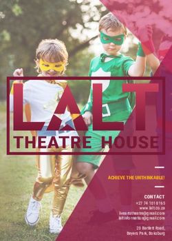 ACHIEVE THE UNTHINKABLE! CONTACT - +27 74 101 8165 www.lalt.co.za 20 Bartlett Road, Beyers ...