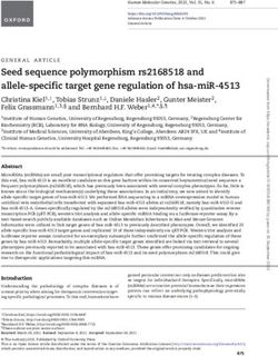 Seed sequence polymorphism rs2168518 and allele-specific target gene regulation of hsa-miR-4513 - Oxford Academic
