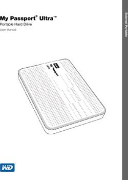 My Passport Ultra Portable Hard Drive User Manual - My Passport Ultra User Manual